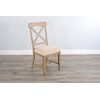 Sunny Designs Marina Beach Pebble Dining Chair, Cushion Seat