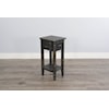 Sunny Designs Marina Black Sand Chair Side Table