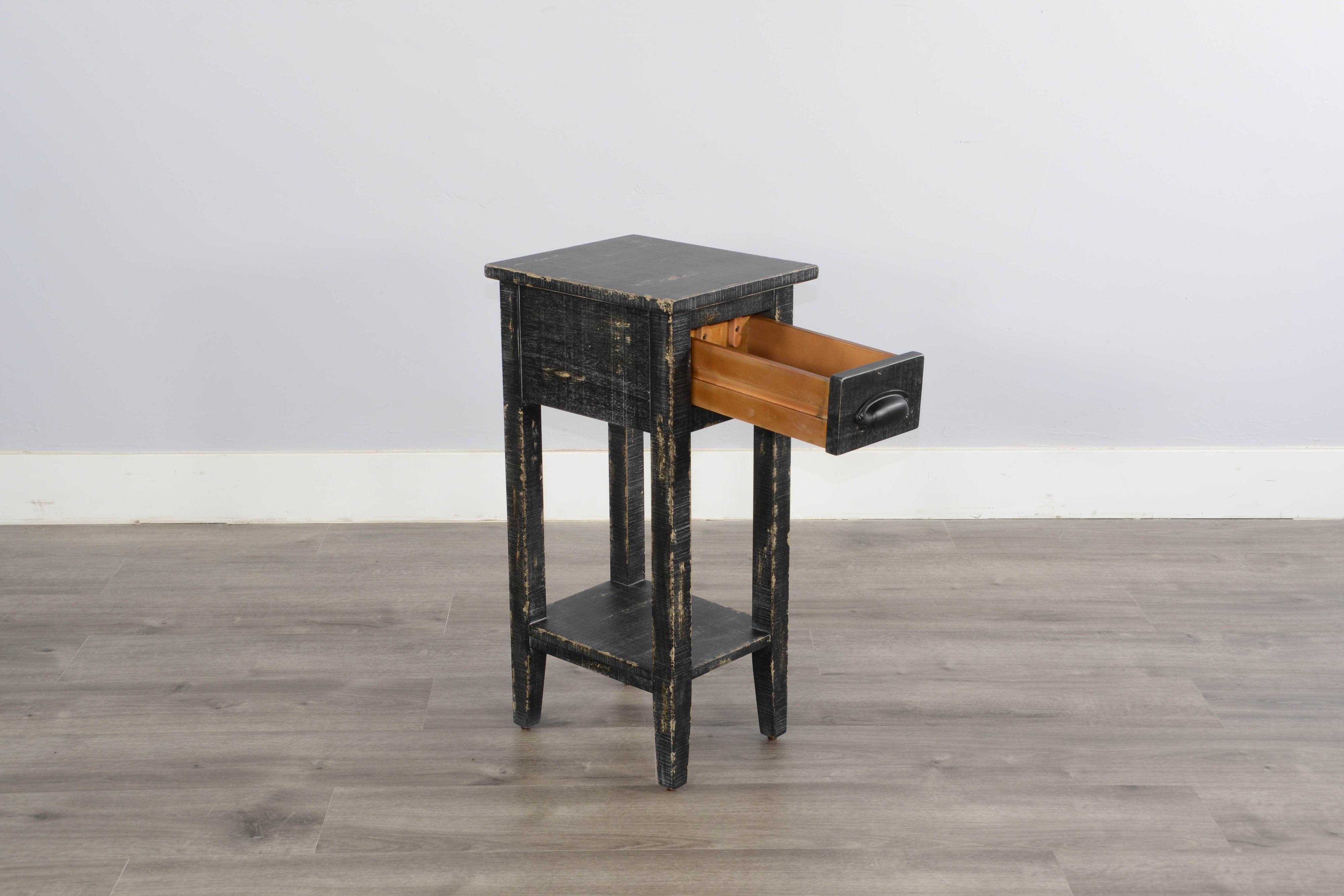 Sunny Designs Marina Black Sand Chair Side Table