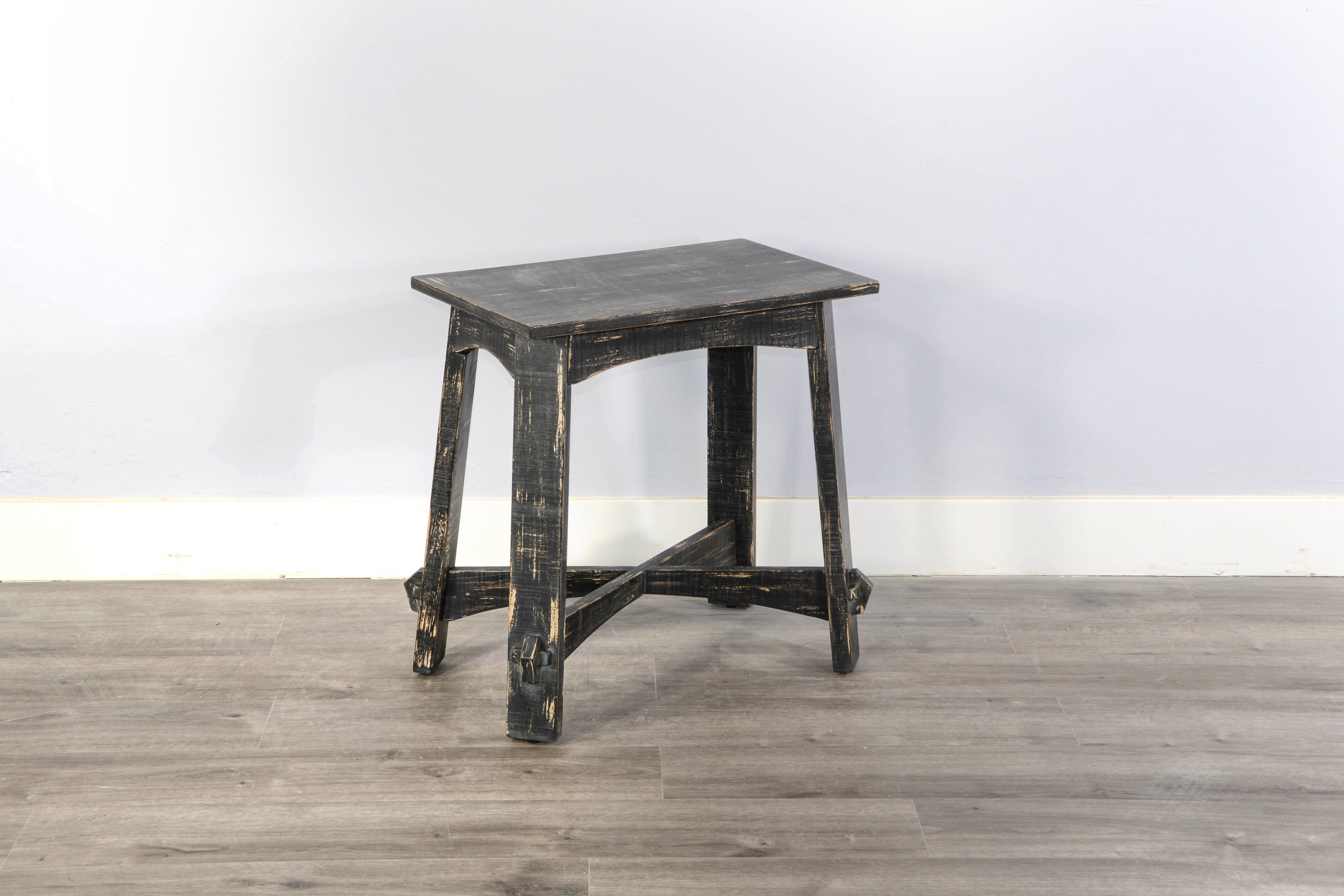 Black Sand Chair Side Table