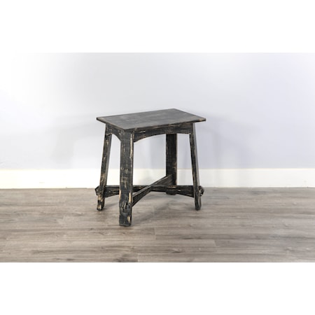 Black Sand Chair Side Table