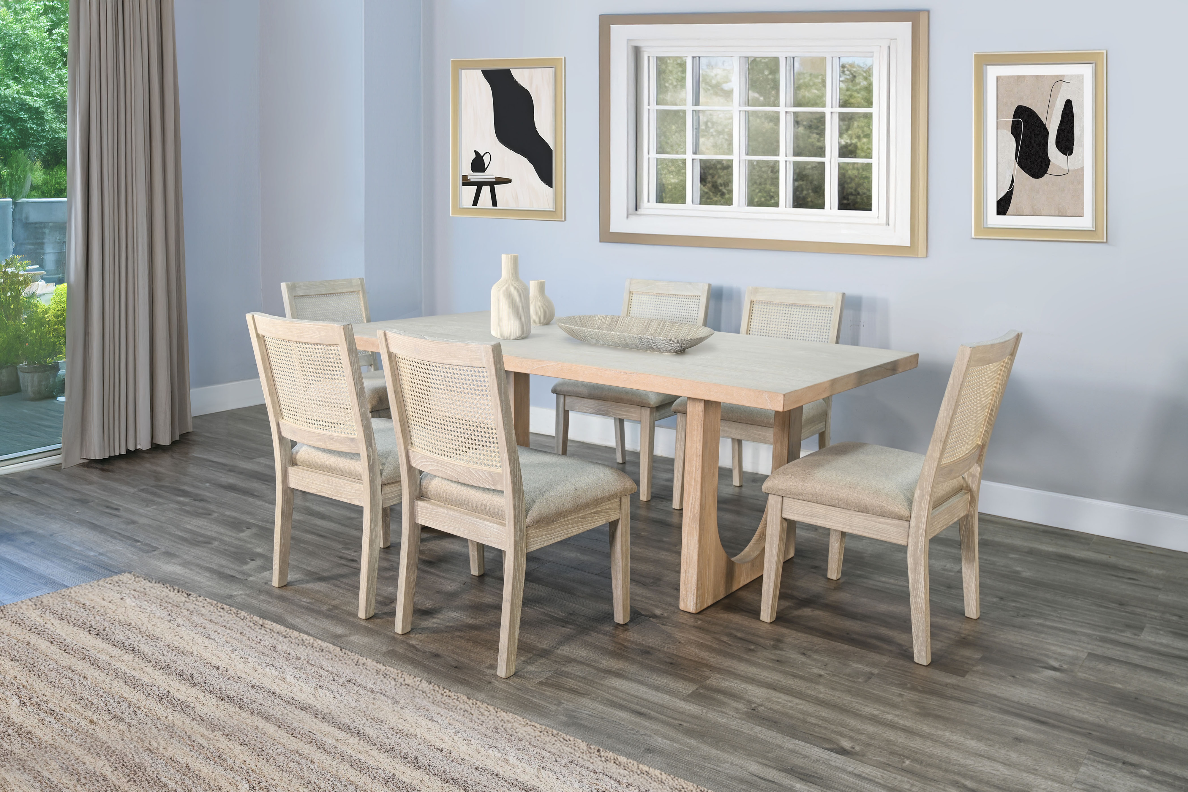 Liz Arched Leg Dining Table