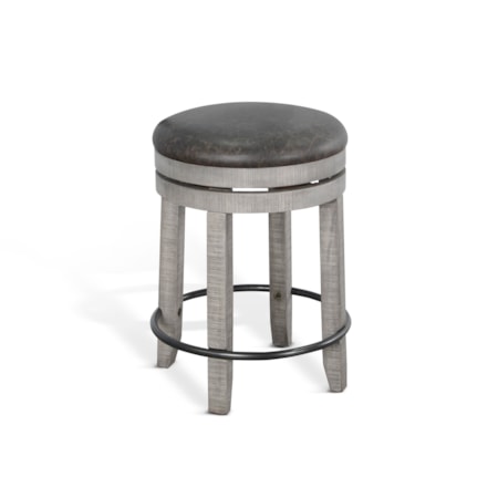 24"H Swivel Stool