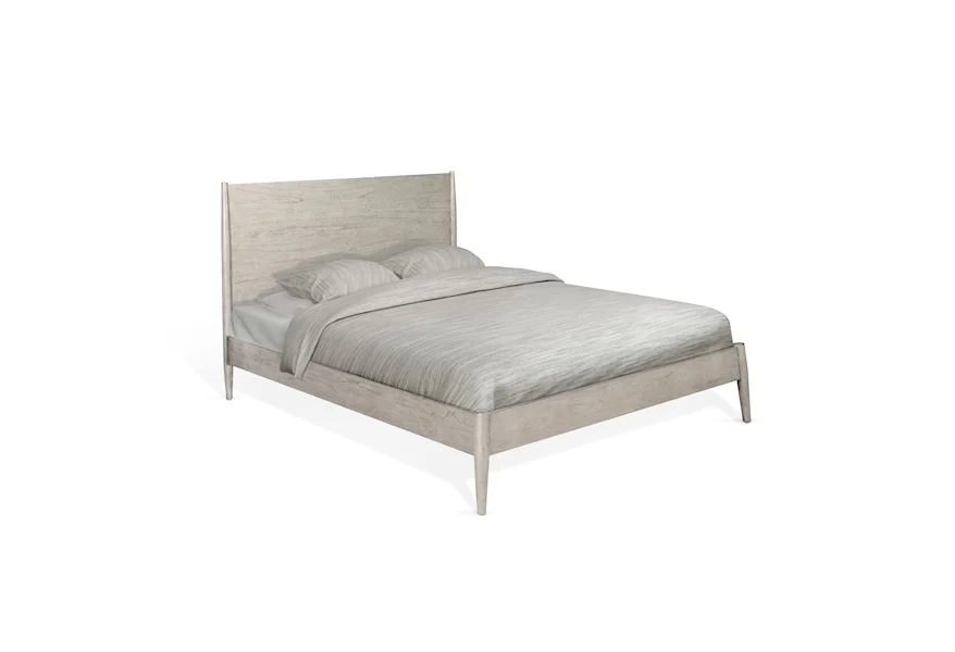 American Modern Queen Platform Bed by Sunny Designs at Home Furnishings Direct