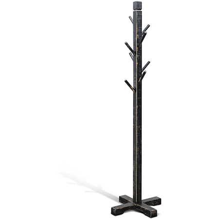 BLACK SAND COAT RACK |