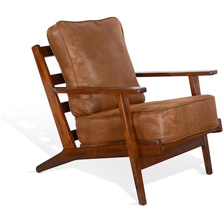 DARK CHOCOLATE ACCENT CHAIR |