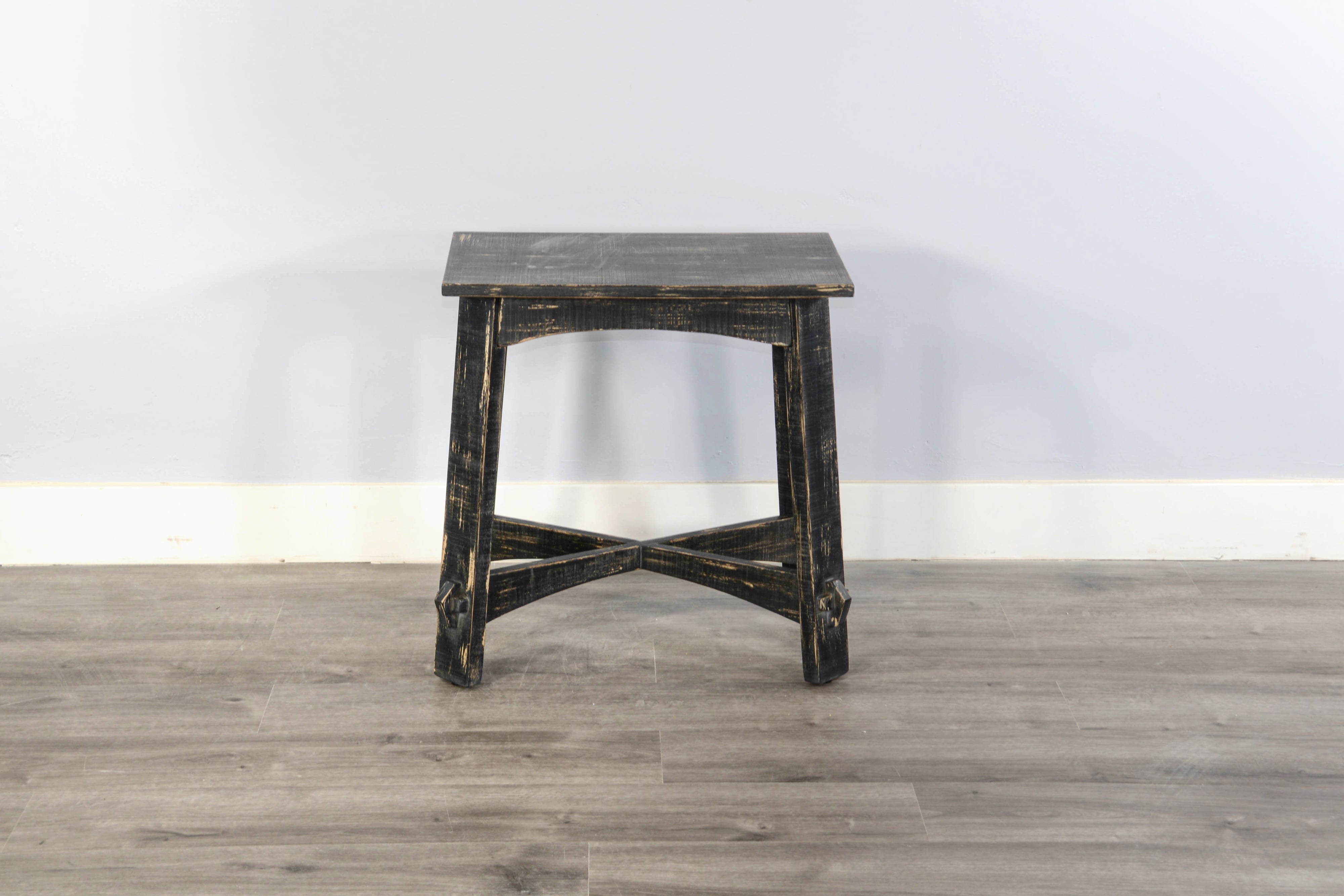 Black Sand Chair Side Table