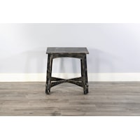 Black Sand Chair Side Table