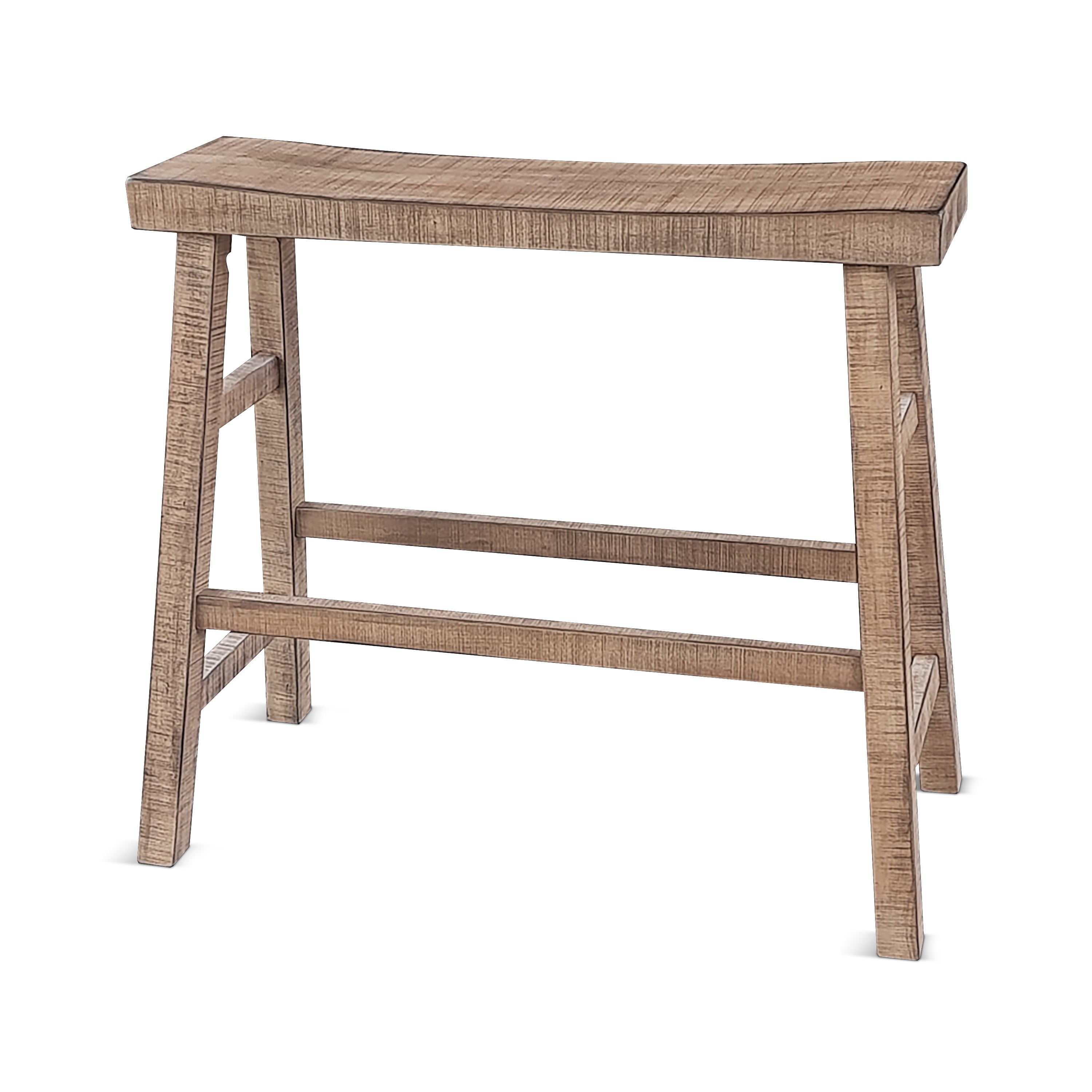 Sunny Designs Marina Beach Pebble 30"H Bench, Wood Seat