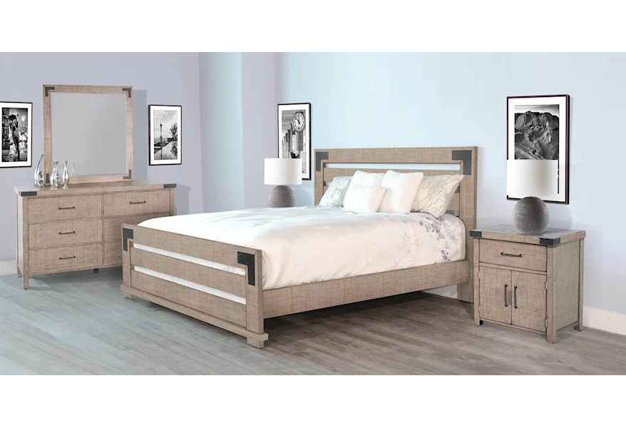 Desert Rock King Bedroom Set by Sunny Designs at Conlin's Furniture