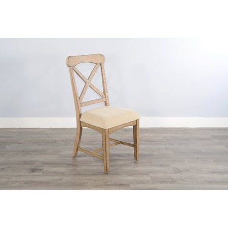 Beach Pebble Dining Chair, Cushion Seat