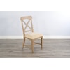Sunny Designs Marina Beach Pebble Dining Chair, Cushion Seat