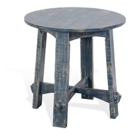 Ocean Blue End Table
