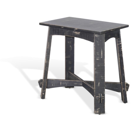 Black Sand Chair Side Table