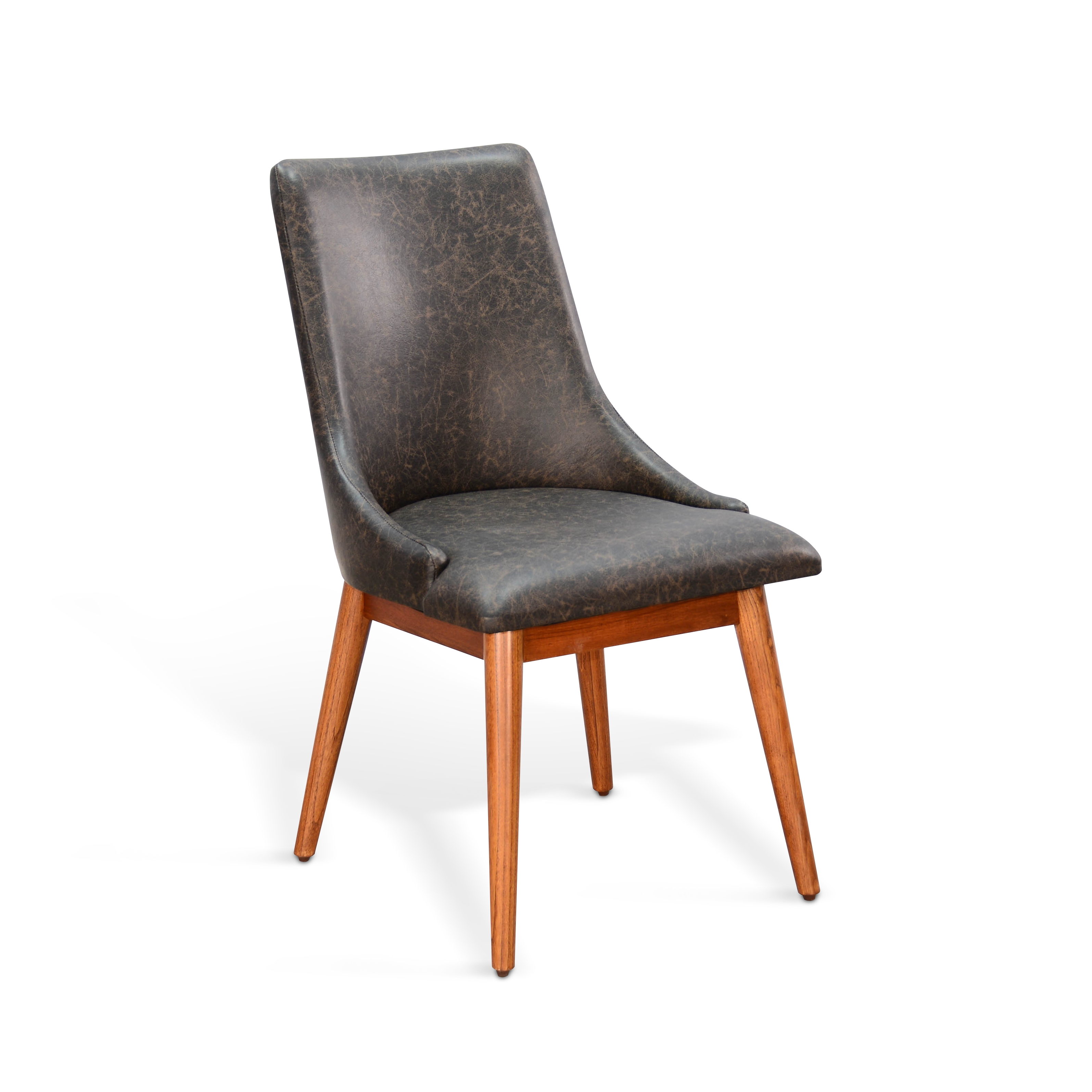 Mid-Century Modern Upholstered Dining Chair