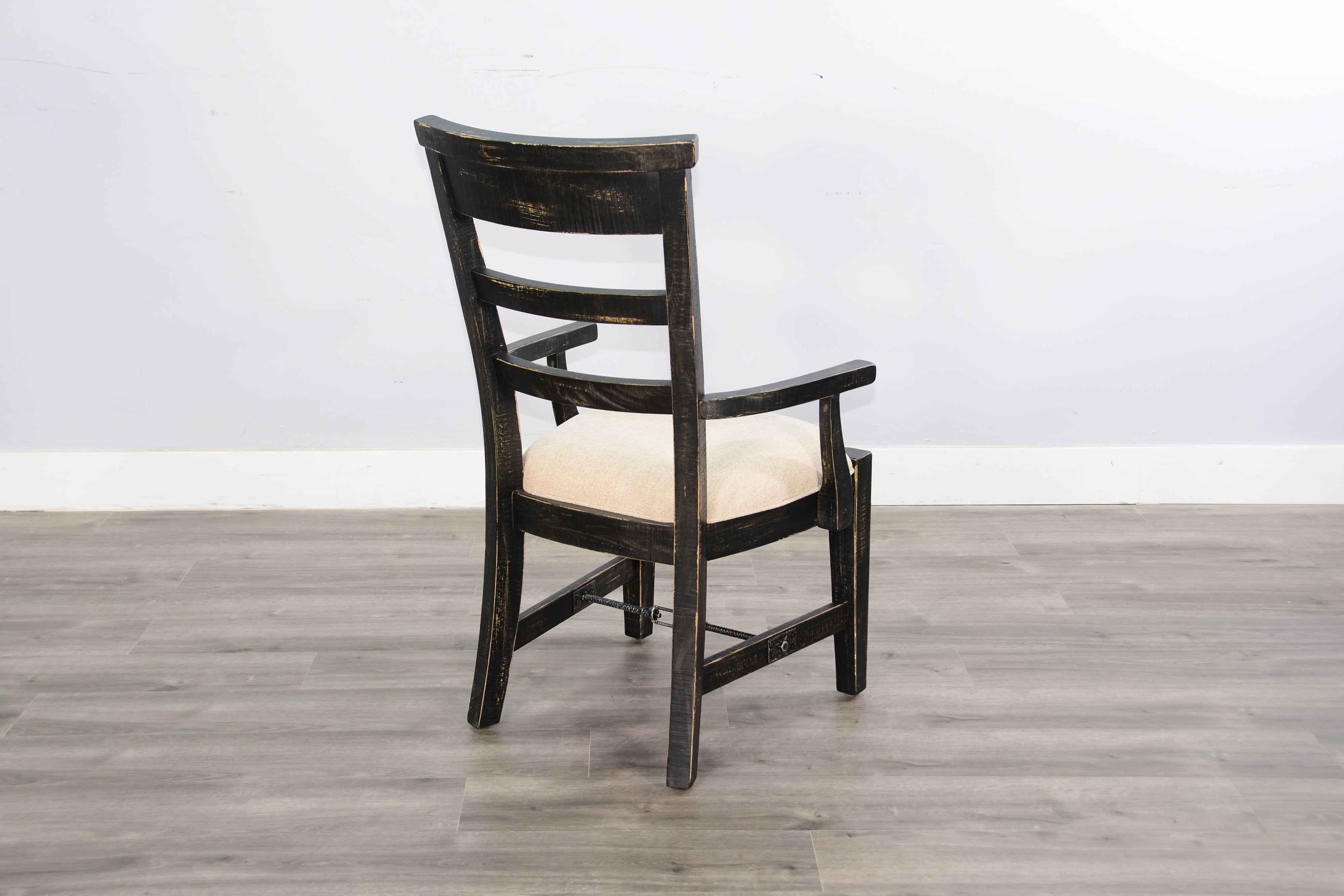 Black Sand Arm Chair, Cushion Seat