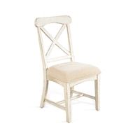 White Sand Dining Chair, Cushion Seat