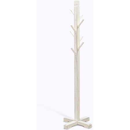 WHITE SAND COAT RACK |