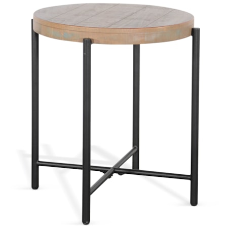 22" Round Chair Side Table