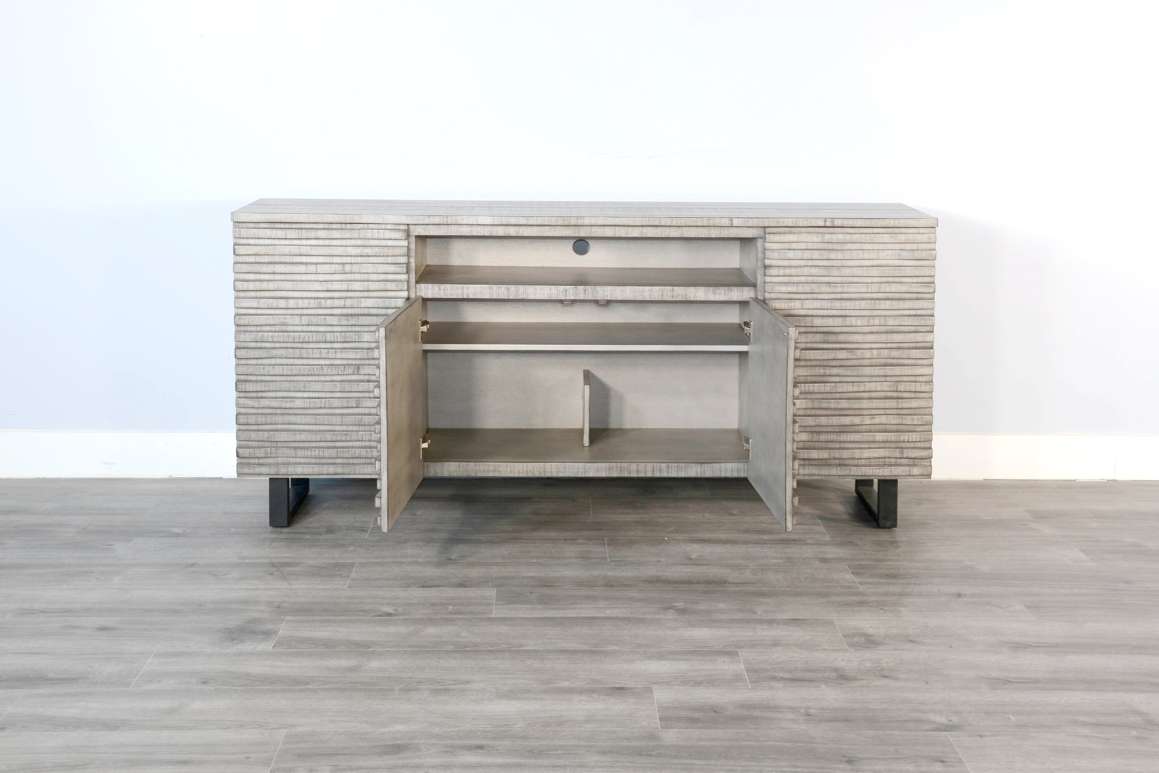 Alpine Grey 72" Media Console  Server