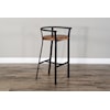 Sunny Designs Metroflex 30"H Barstool, Wood Seat