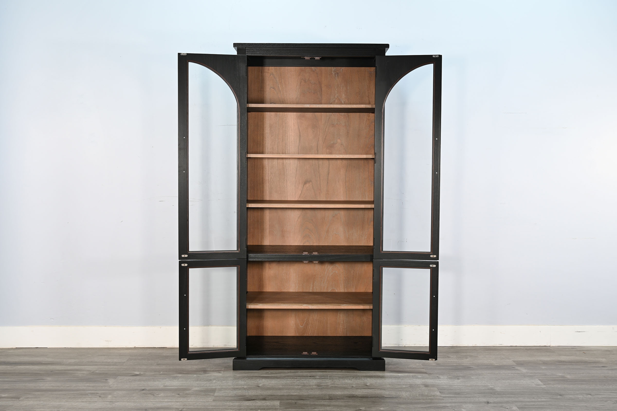 Elena Tall Wood Cabinet