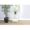 Sunny Designs Marina Side Table with Pullout Shelf