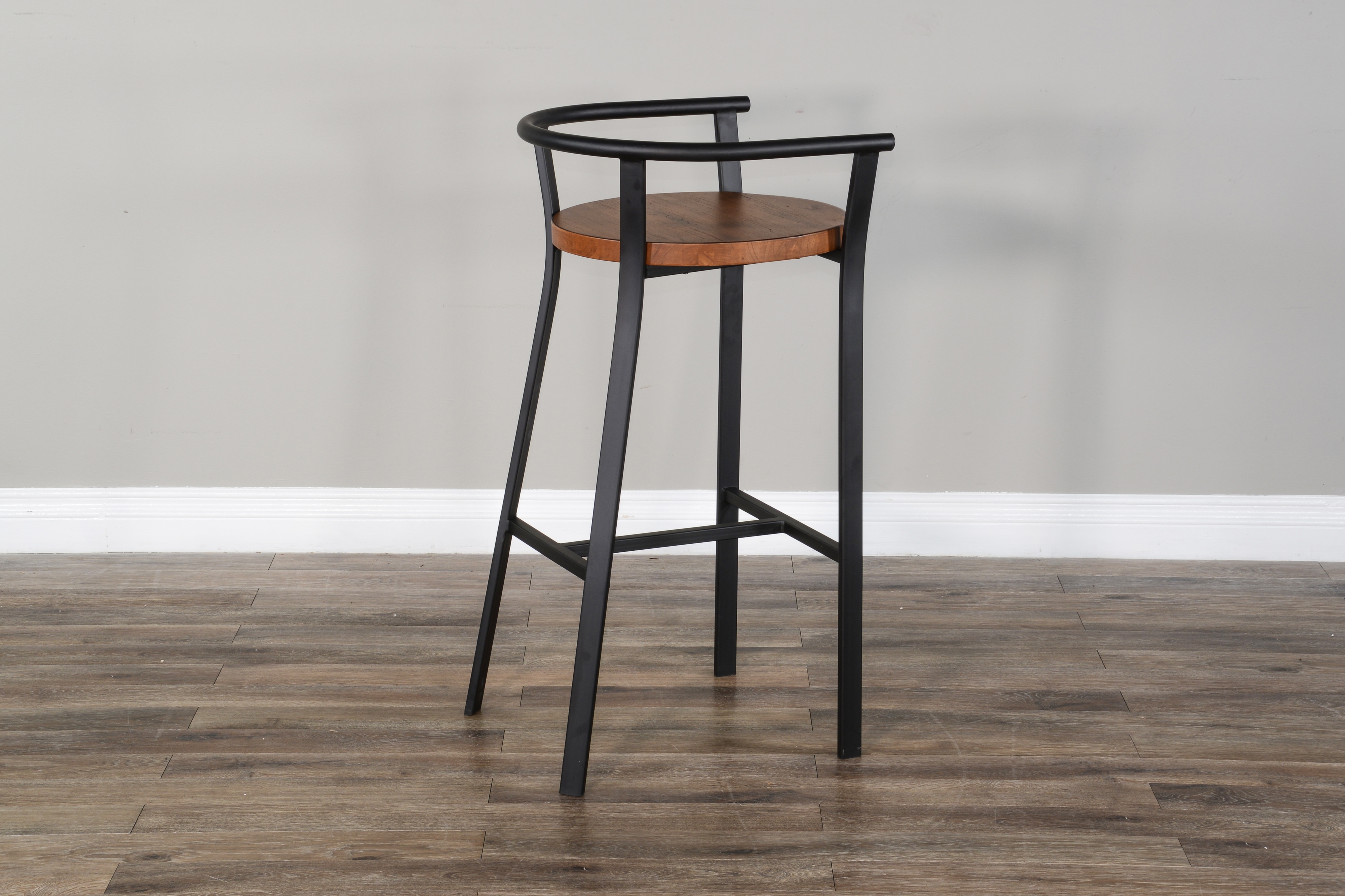 Sunny Designs Metroflex 30"H Barstool, Wood Seat