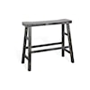 Sunny Designs Marina Black Sand 30"H Bench, Wood Seat