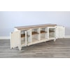 Sunny Designs Pasadena TV Console with Shutter Doors