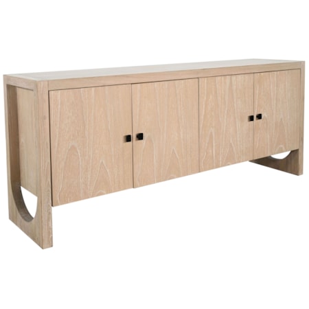 Liz Arched Leg Oak Buffet