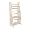 Sunny Designs 2839 Marble White 60"H Folding Bookcase