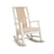 Sunny Designs Marina White Sand Rocker, Cushion Seat & Back