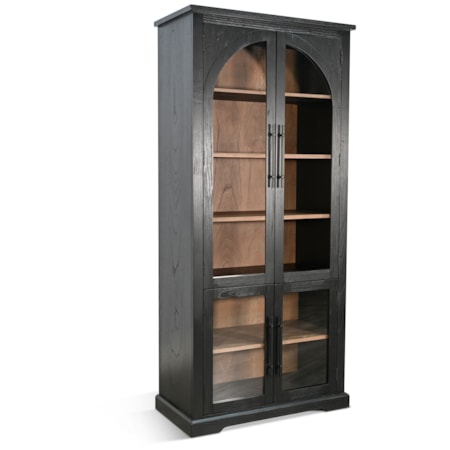 Elena Tall Wood Cabinet