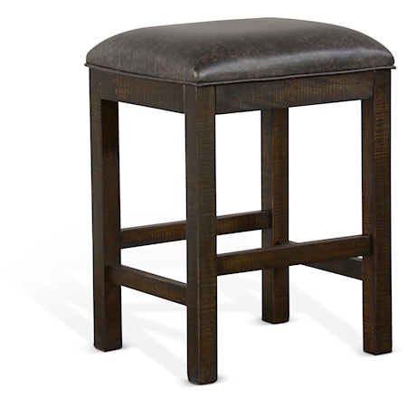 24"H Stool, Cushion Seat