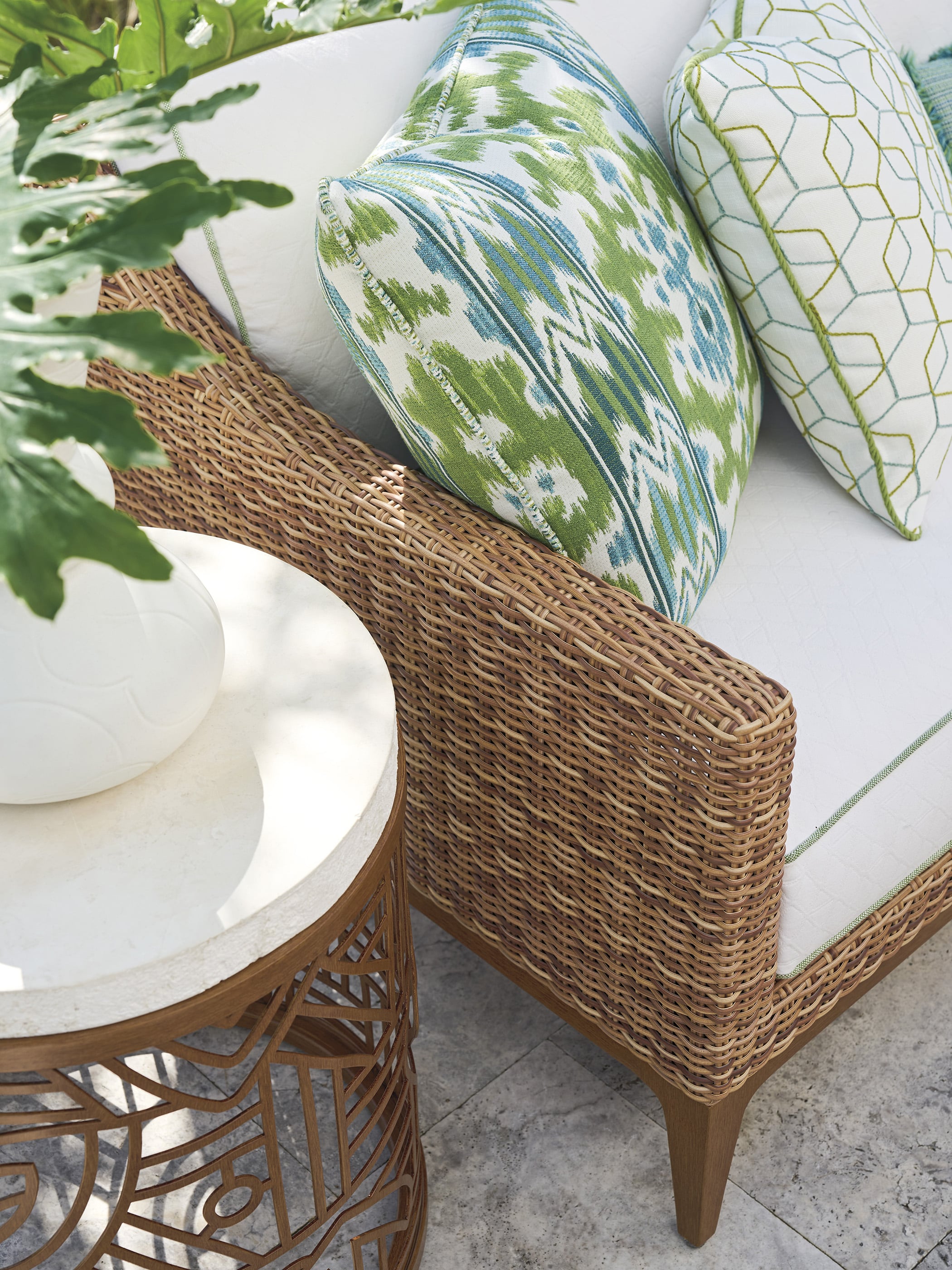 Tommy Bahama Outdoor Living Palm Desert Poolside End Table