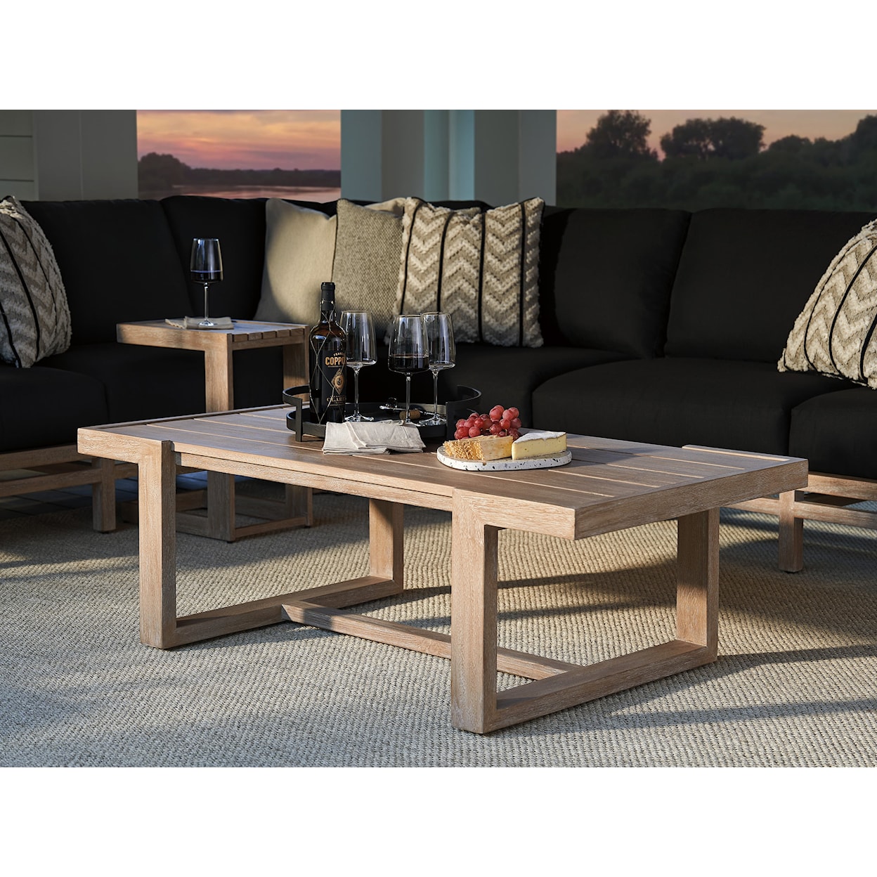 Tommy Bahama Outdoor Living Stillwater Cove Rectangular Cocktail Table