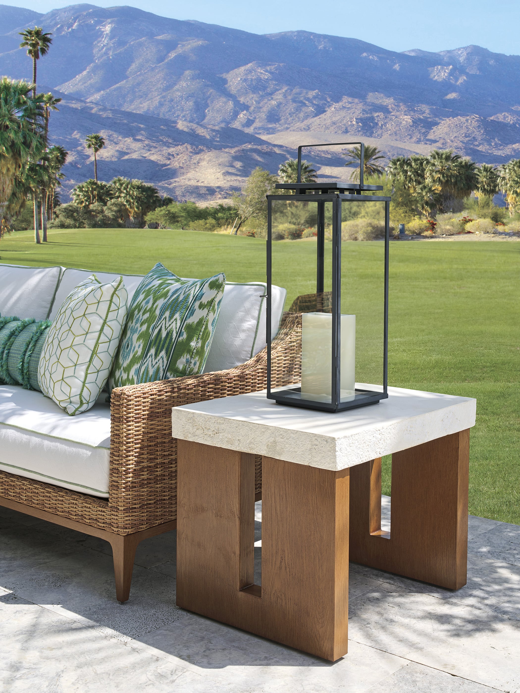 Tommy Bahama Outdoor Living Palm Desert Poolside End Table