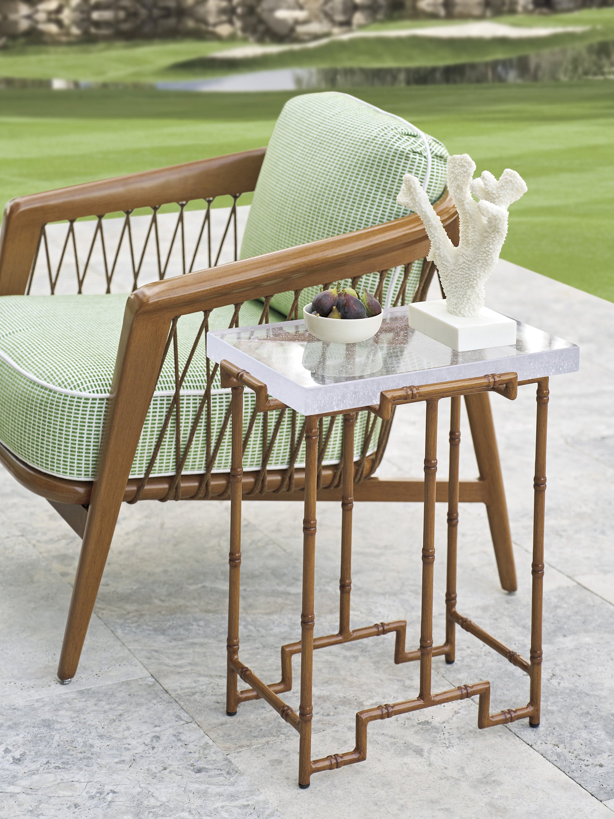 Tommy Bahama Outdoor Living Palm Desert Poolside End Table