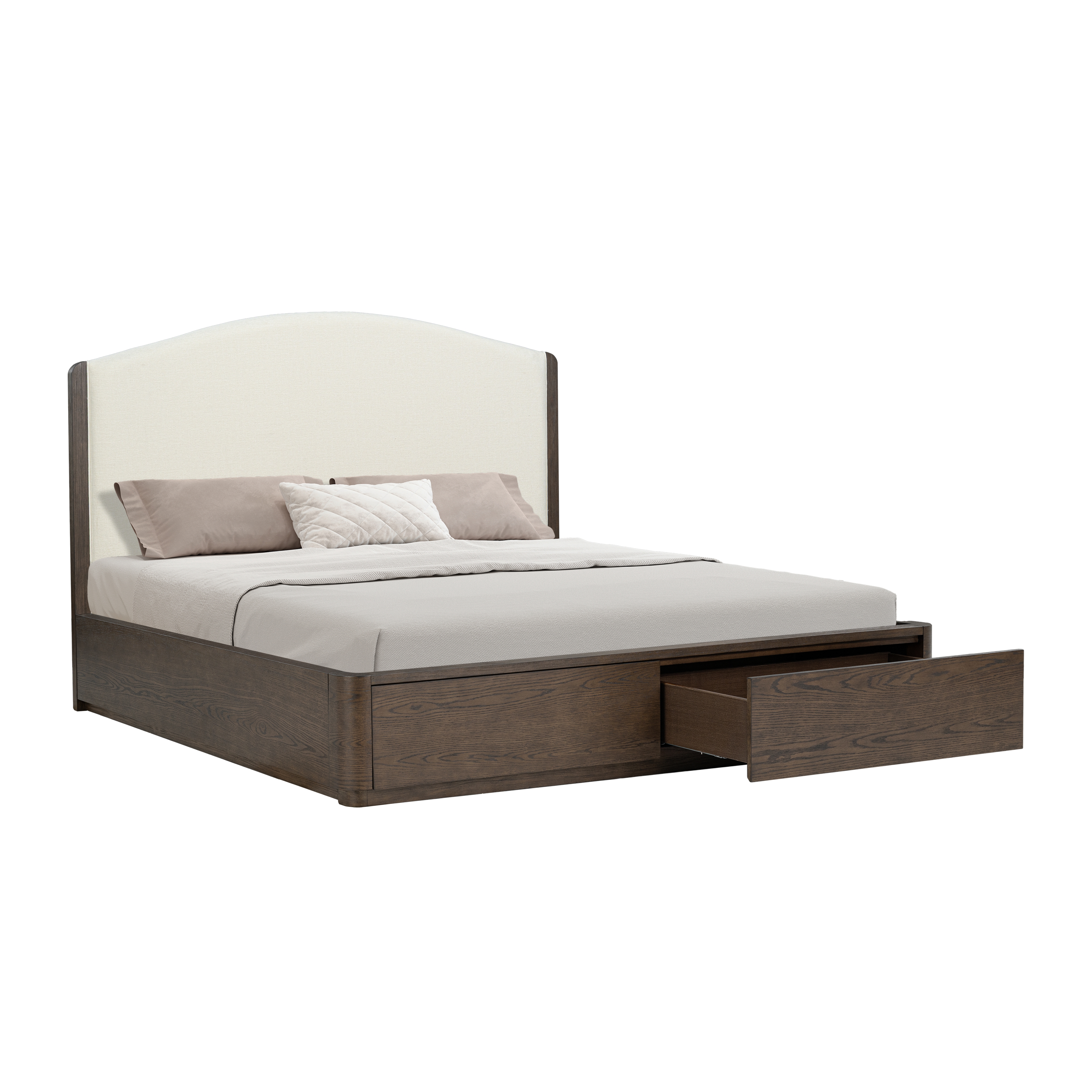Flexsteel Statements Athens King Upholstered Storage Bed