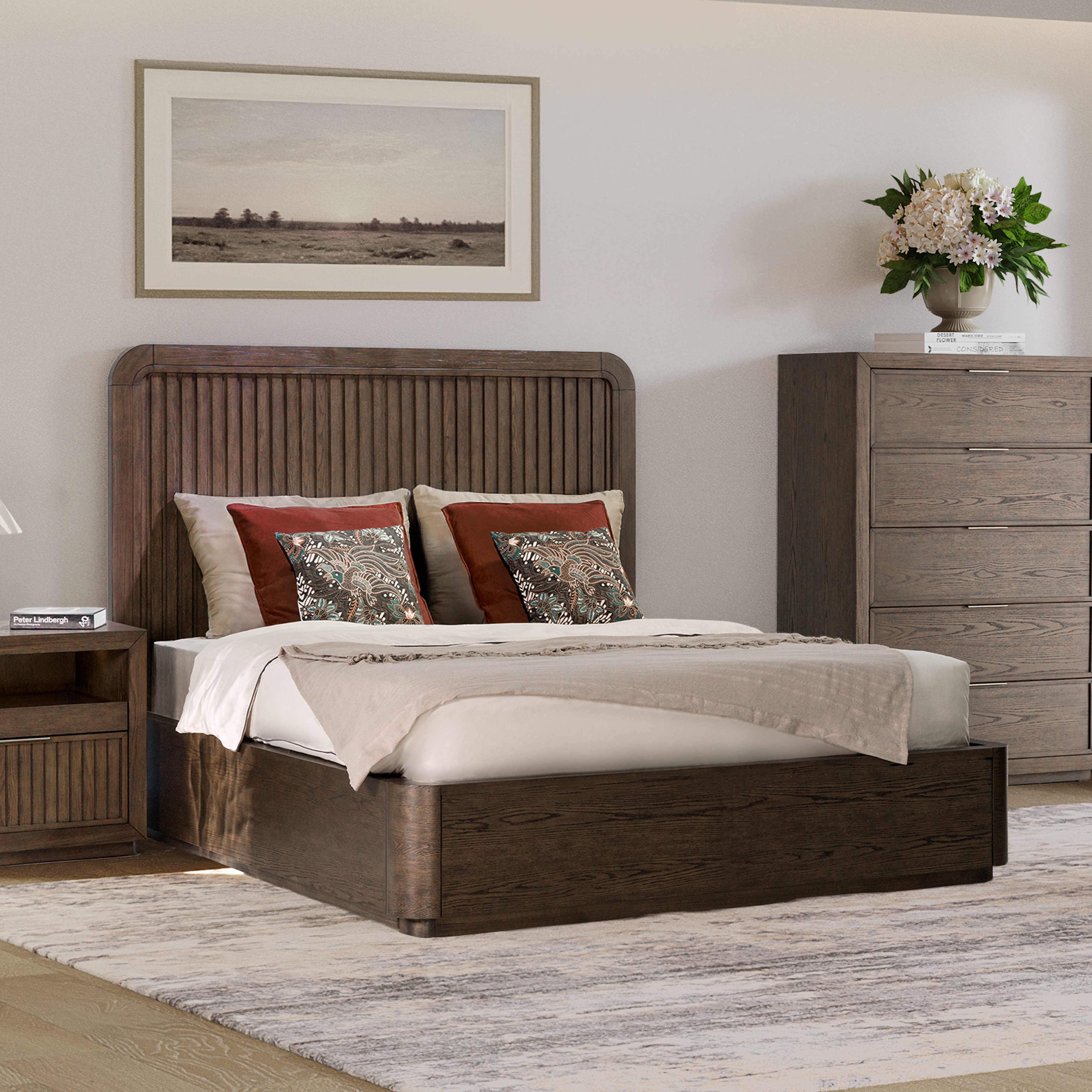 Queen Panel Bed