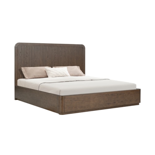 Modern Casual King Panel Bed