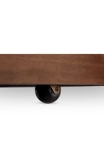 Flexsteel Statements Lincoln Transitional 50" Rectangular Open-Space Coffee Table with Discreet Casters