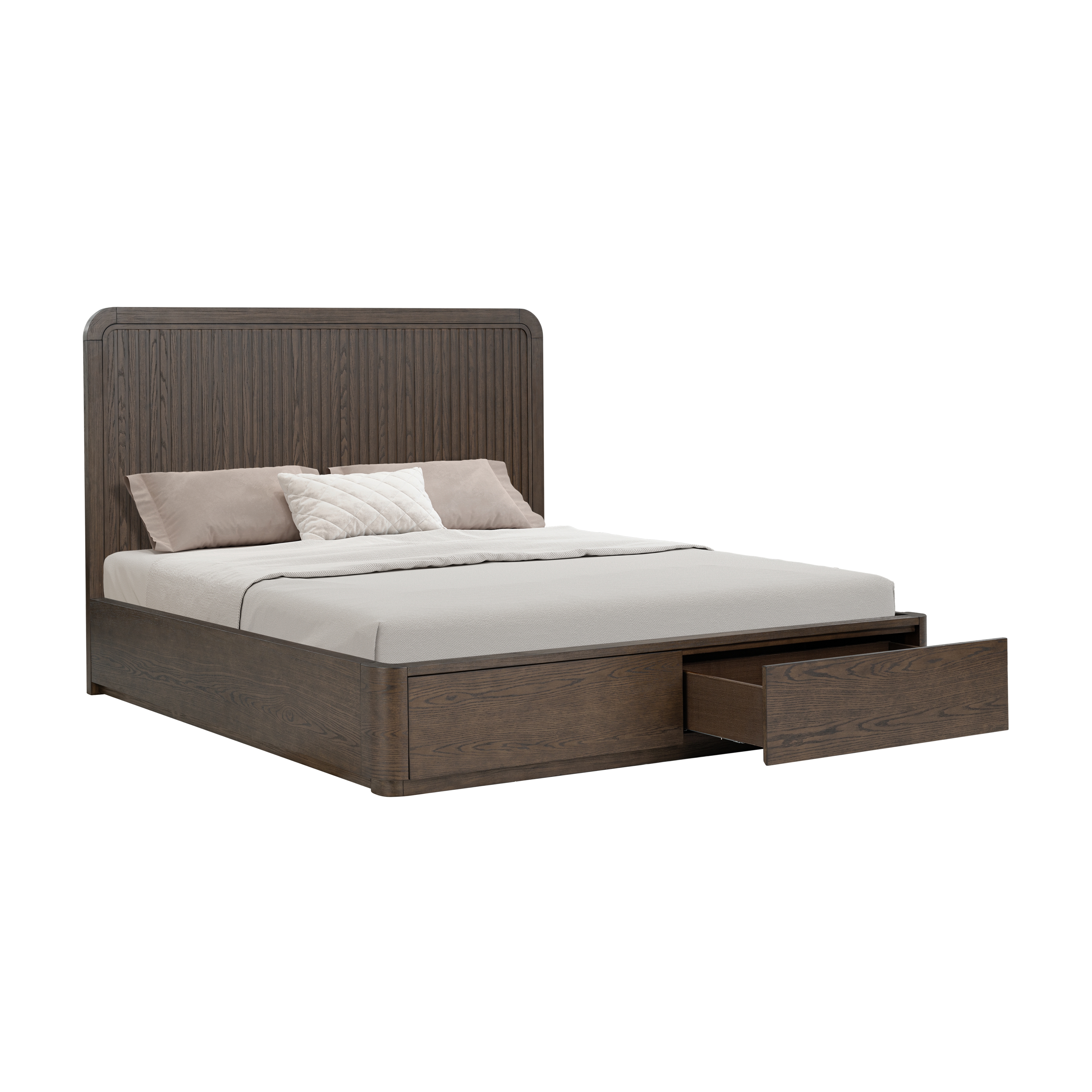 Flexsteel Statements Athens King Panel Storage Bed