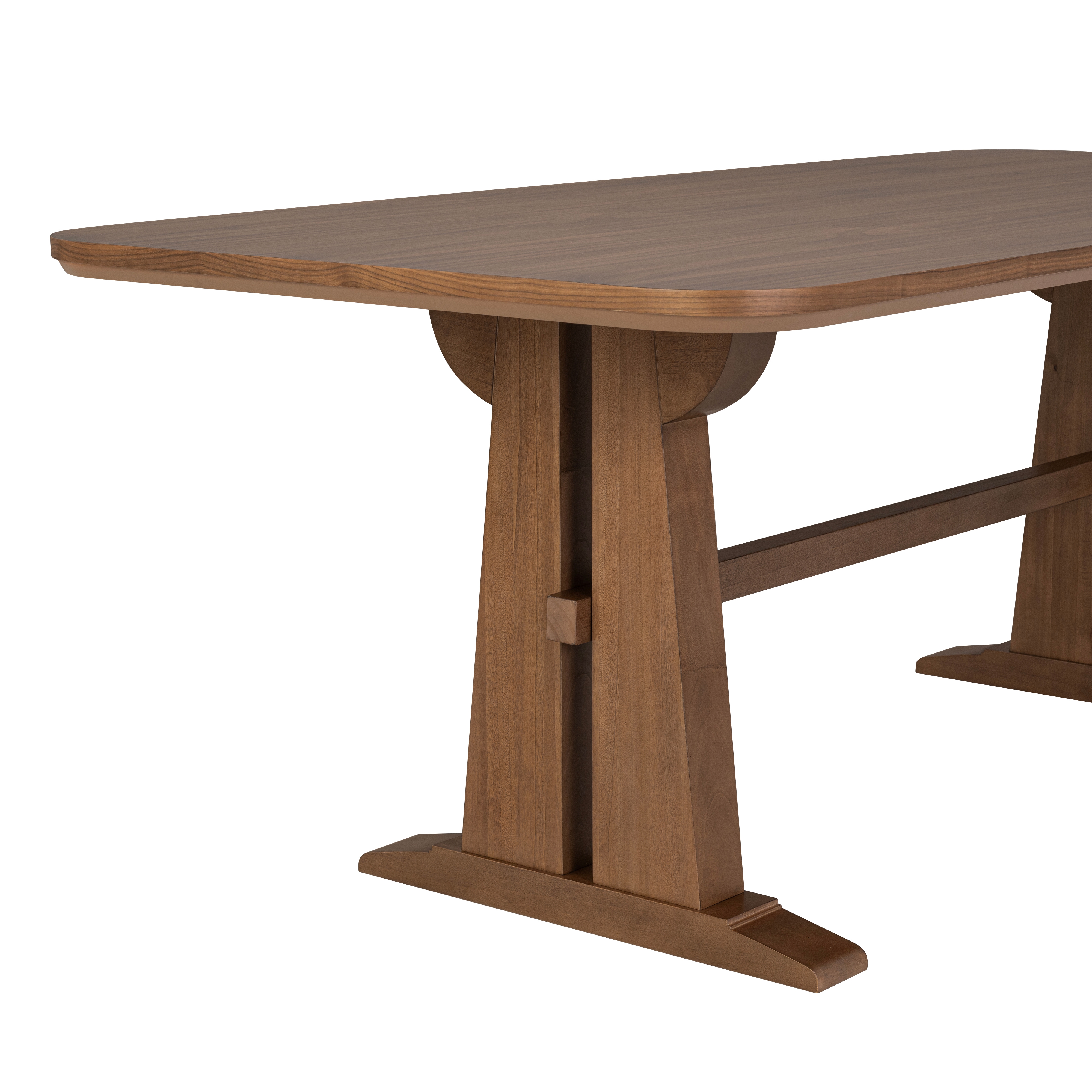 84" x 40" Rect. Trestle Dining Table