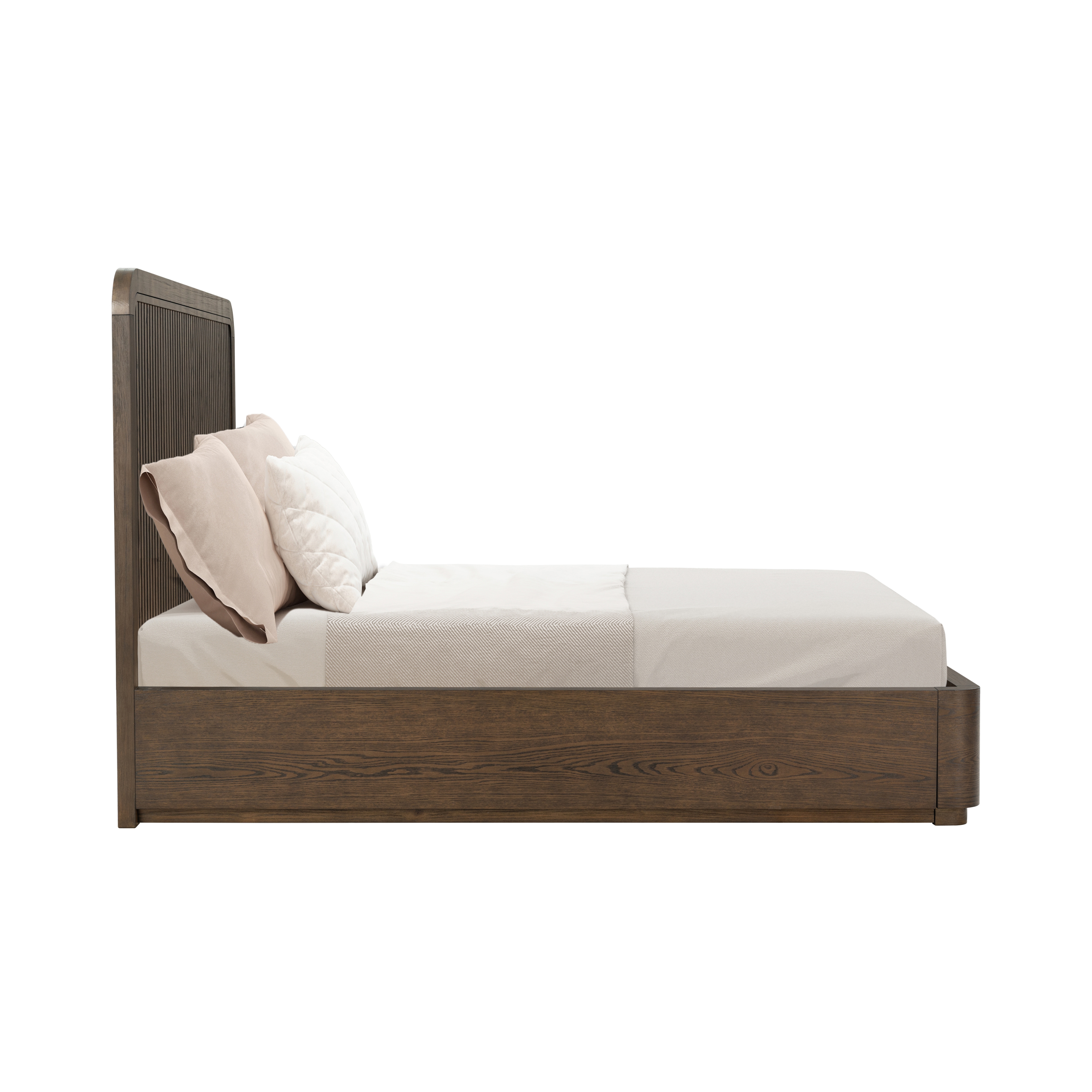 Queen Panel Storage Bed