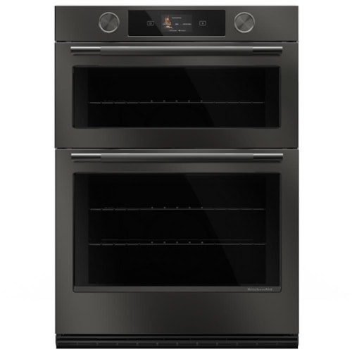 30-Inch Smart Electric Combo Wall Oven With Assisted Cooking Modes - Black Ore