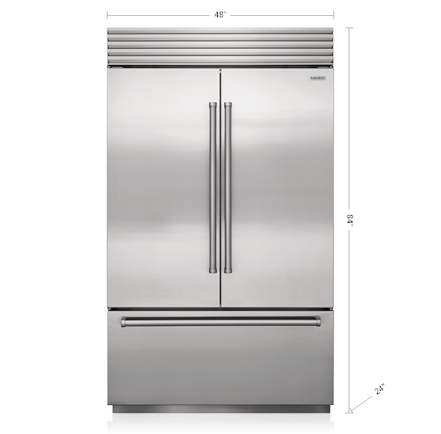 French Door Built In Refrigerator