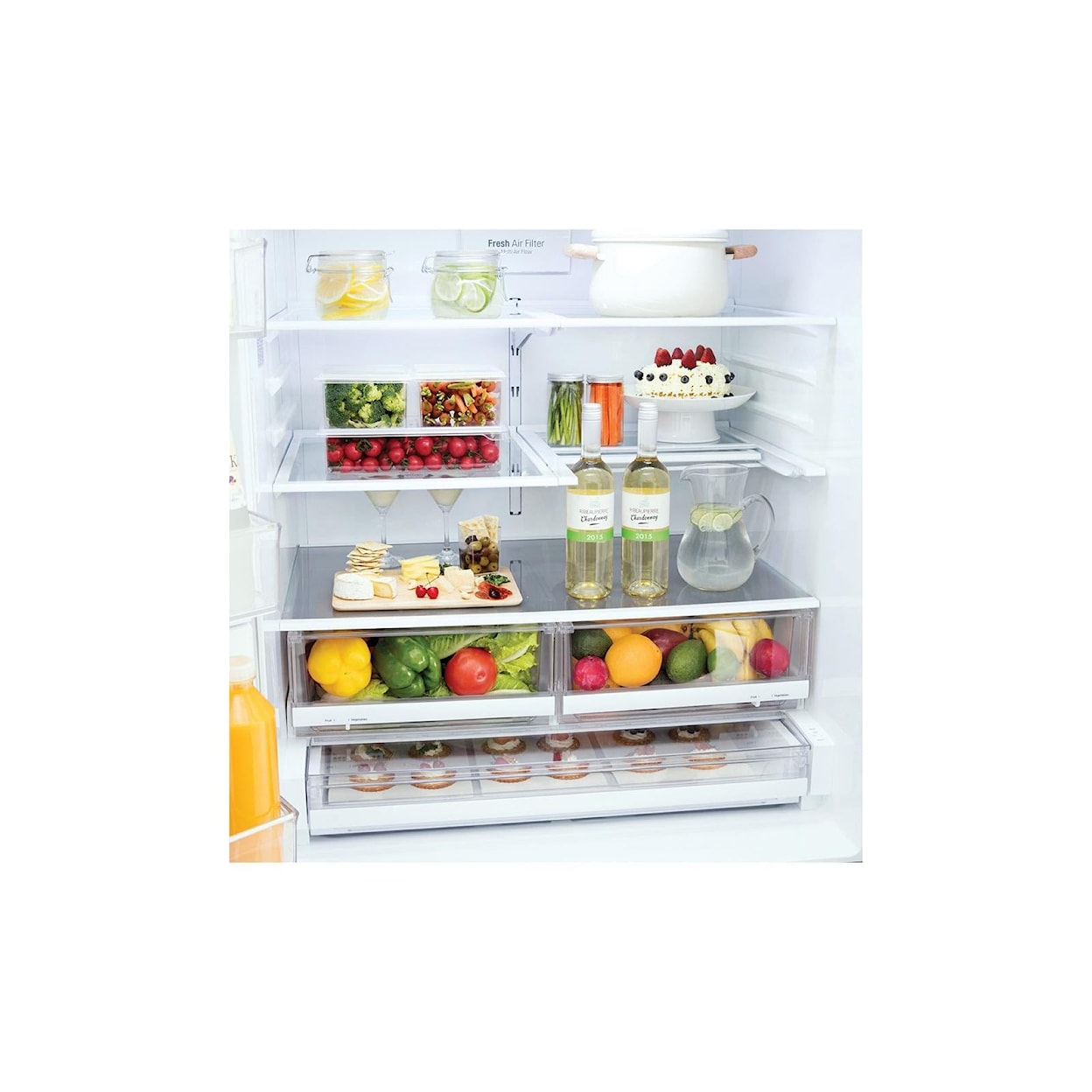 LG Appliances Refrigerators French Door Freestanding Refrigerator