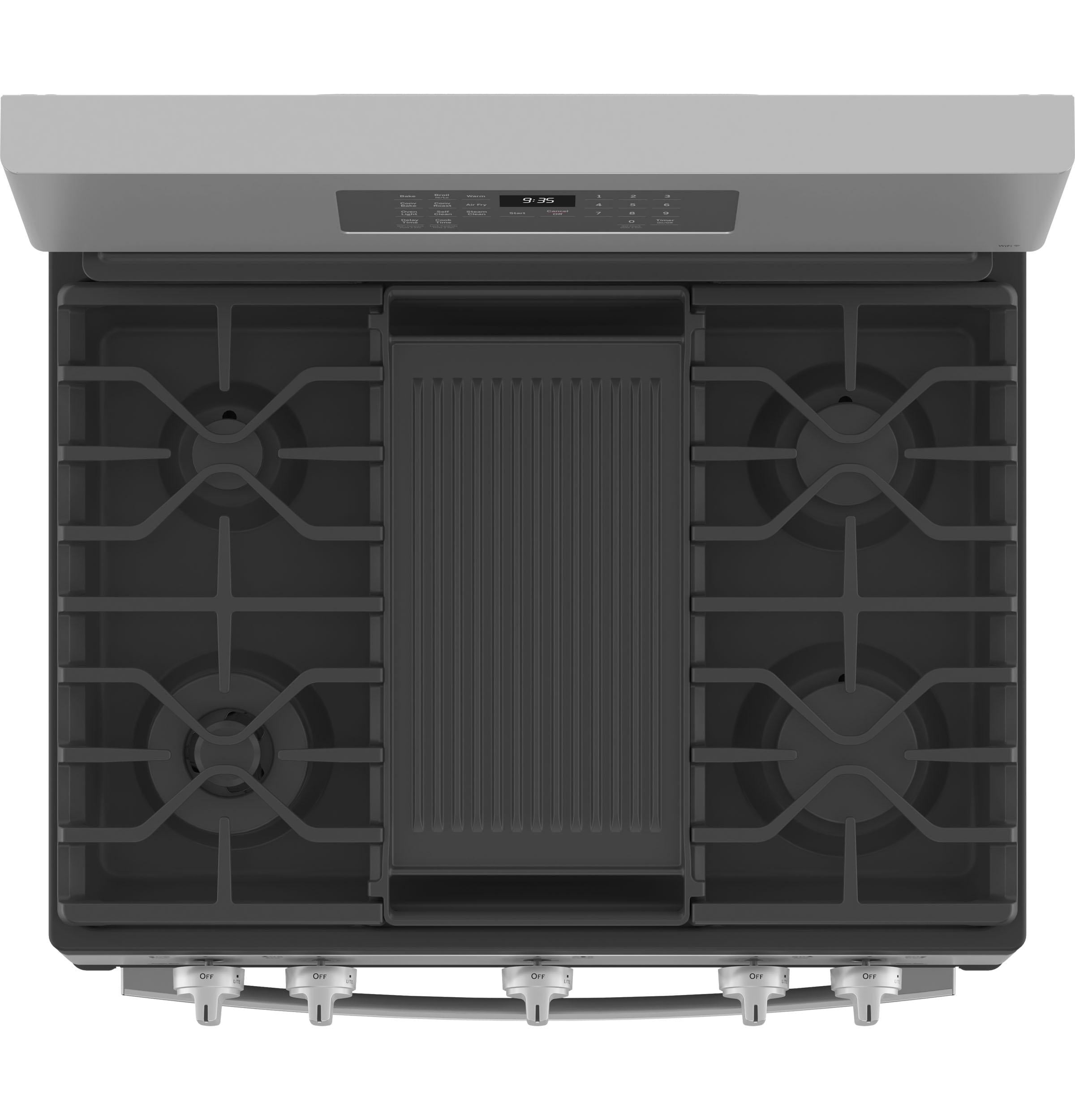 GE Profile 30" Smart Slide-In Front-Control Gas Range with Convection - Thumbnail 3